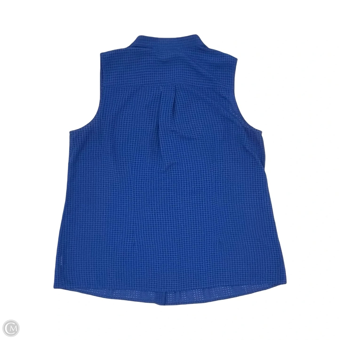 Blouse Sleeveless By Notations In Blue, Size: 2x