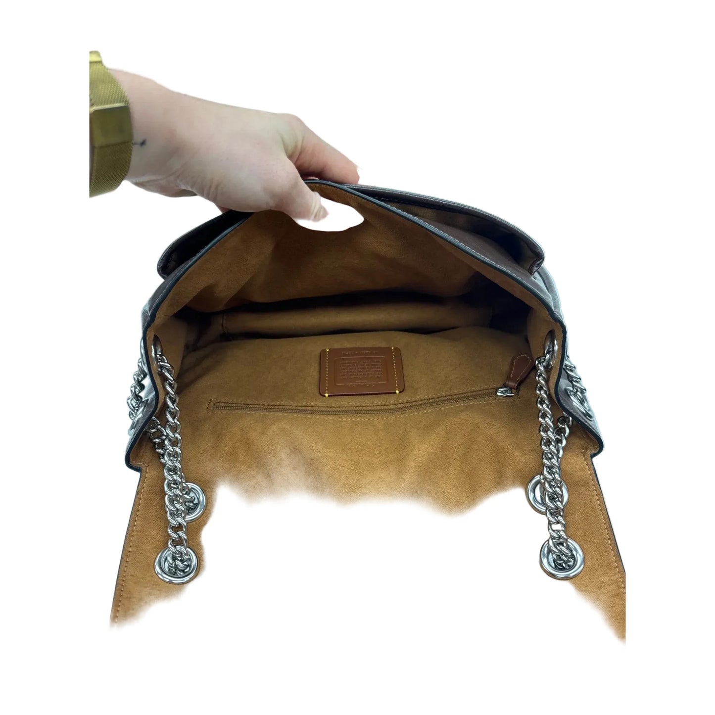 Handbag Designer By Coach, Size: Medium