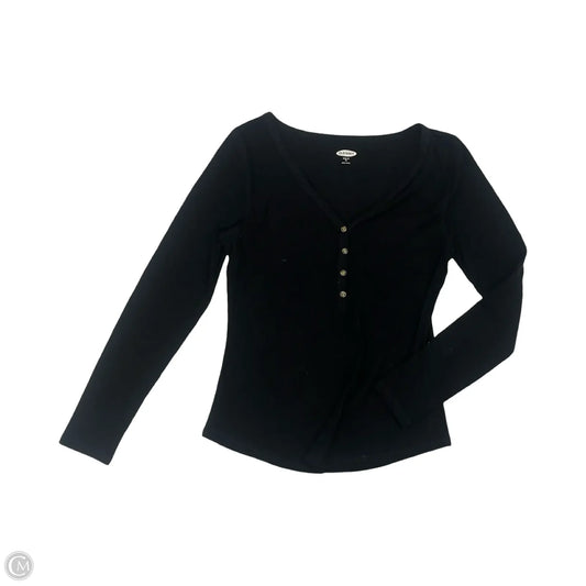 Top Long Sleeve By Old Navy In Black, Size: M
