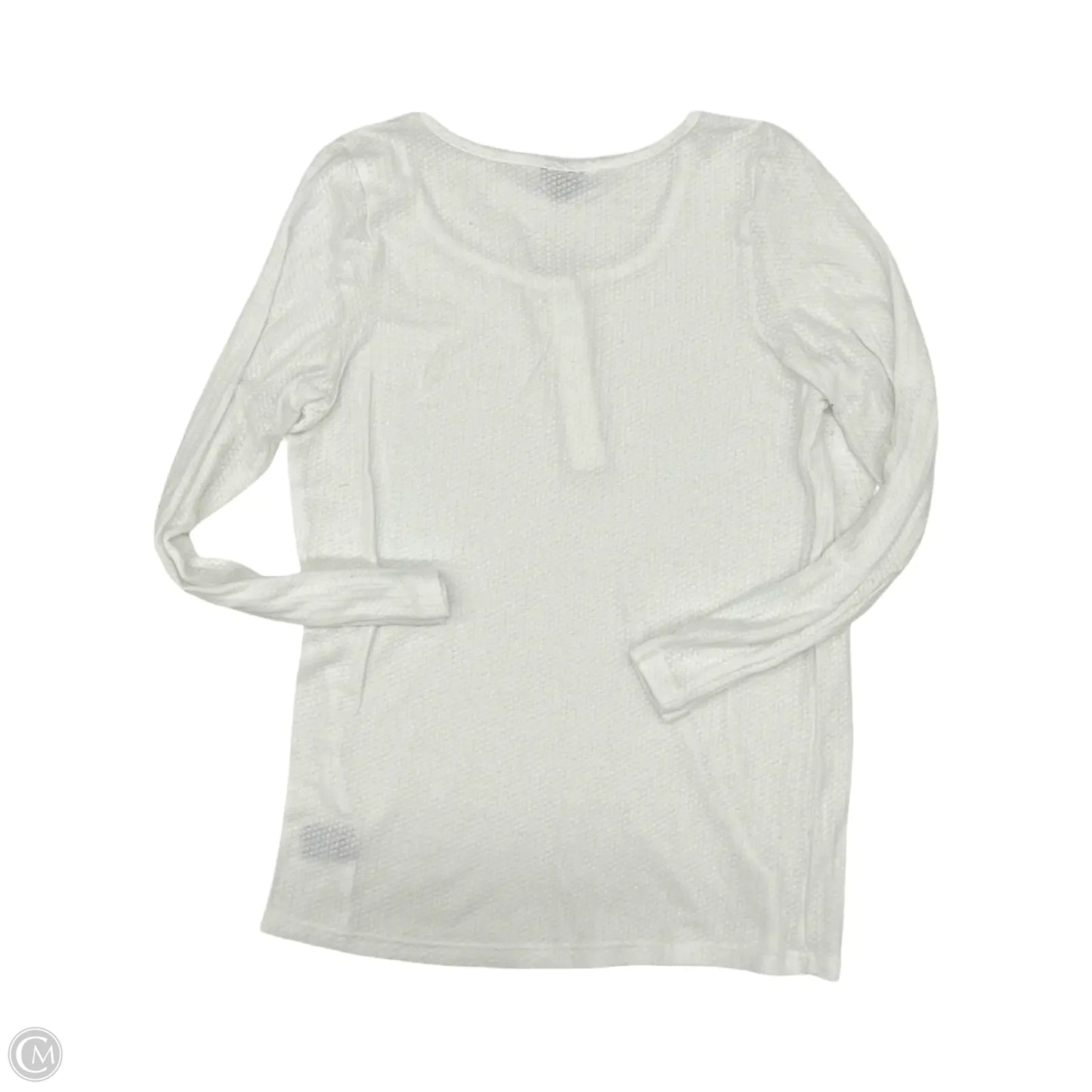 Top Long Sleeve By Torrid In White, Size: 1x
