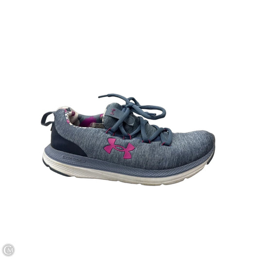 Shoes Athletic By Under Armour In Blue, Size: 8
