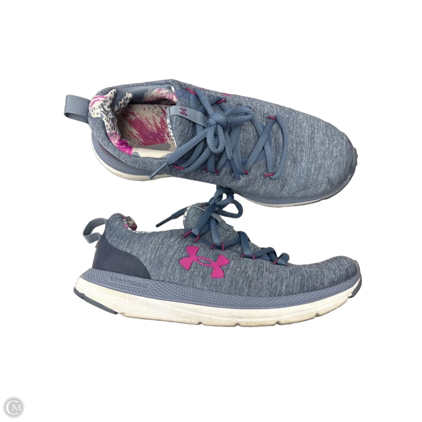 Shoes Athletic By Under Armour In Blue, Size: 8