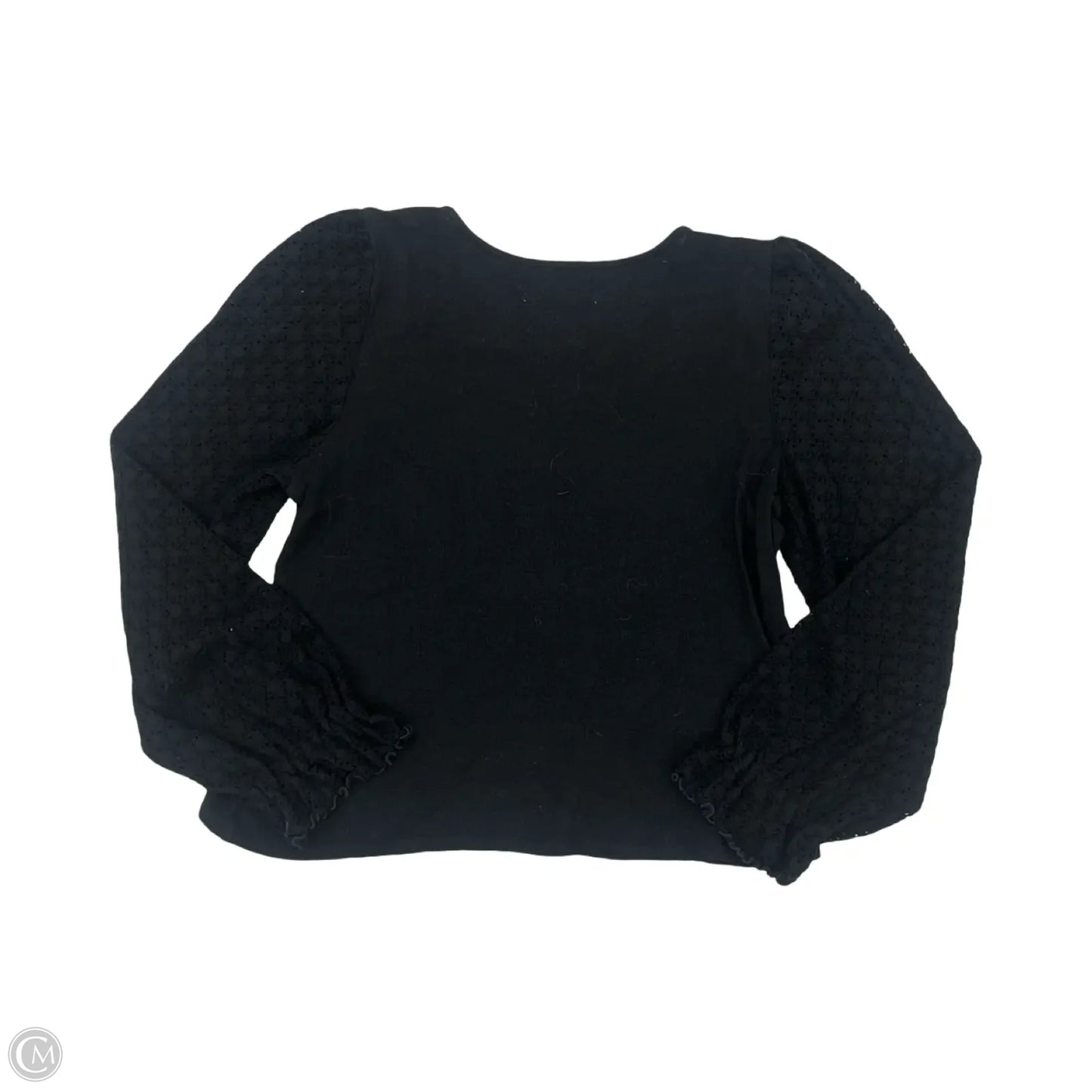 Top Long Sleeve By Madewell In Black, Size: L