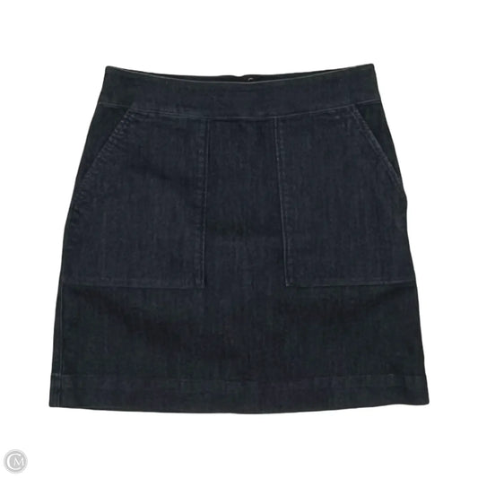 Skirt Mini & Short By Loft In Blue Denim, Size: 2