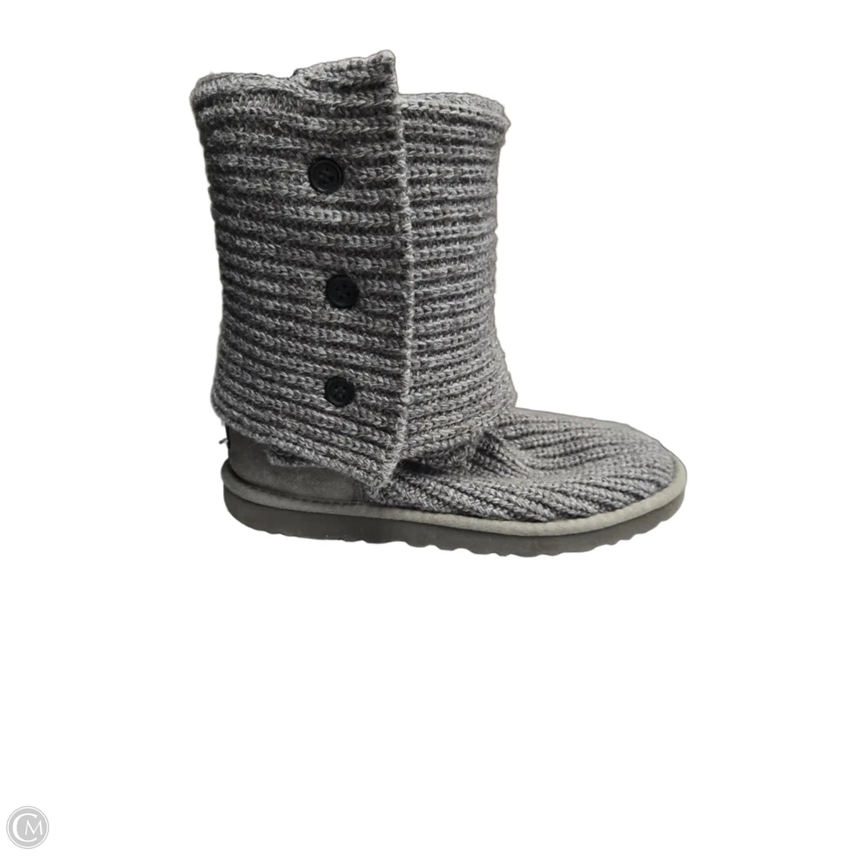 Boots Designer By Ugg In Grey, Size: 9
