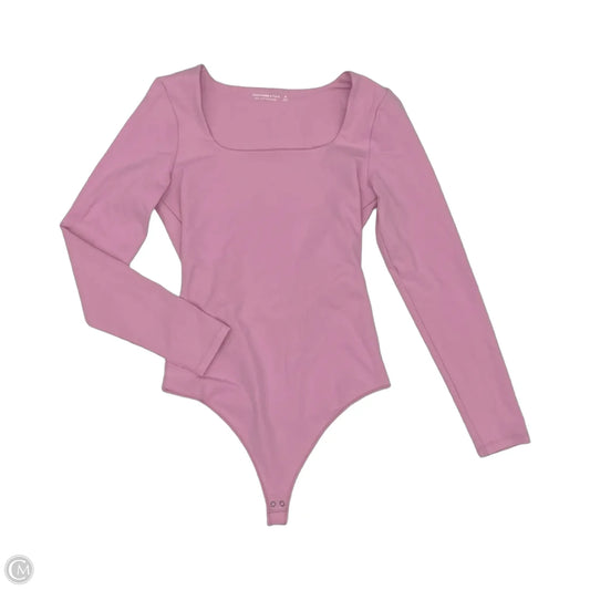 Bodysuit By Abercrombie And Fitch In Pink, Size: M