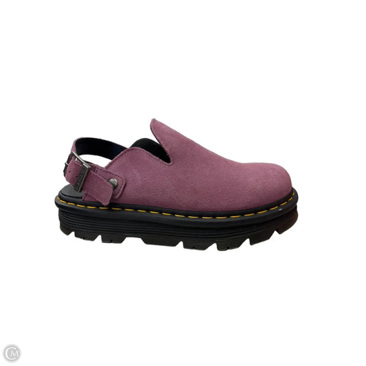 Shoes Designer By Dr Martens In Purple, Size: 10