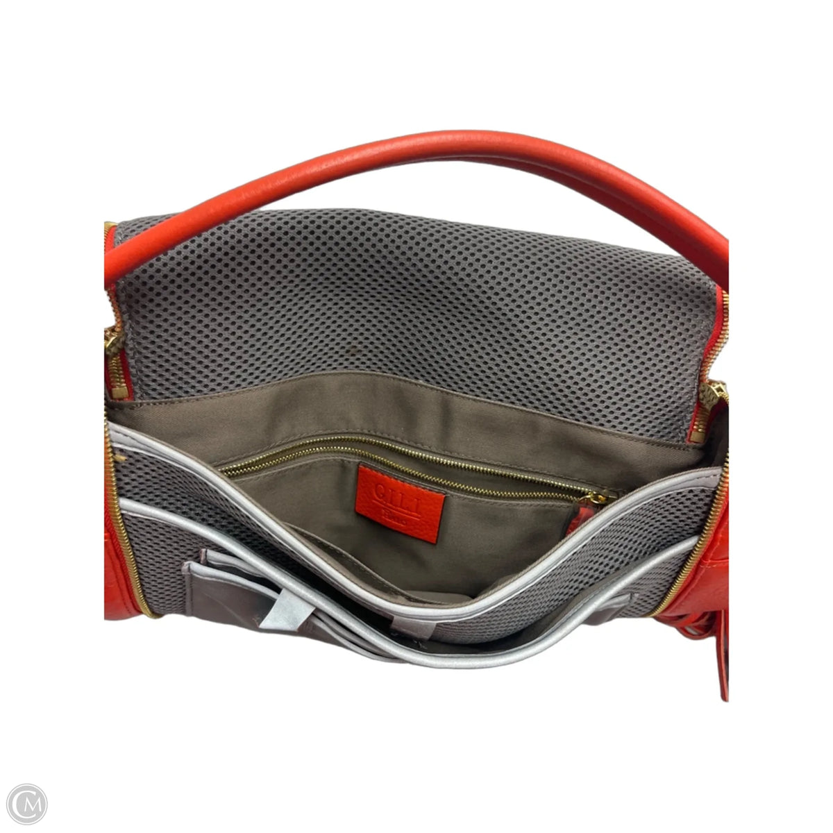 Handbag Leather By Gilli, Size: Large