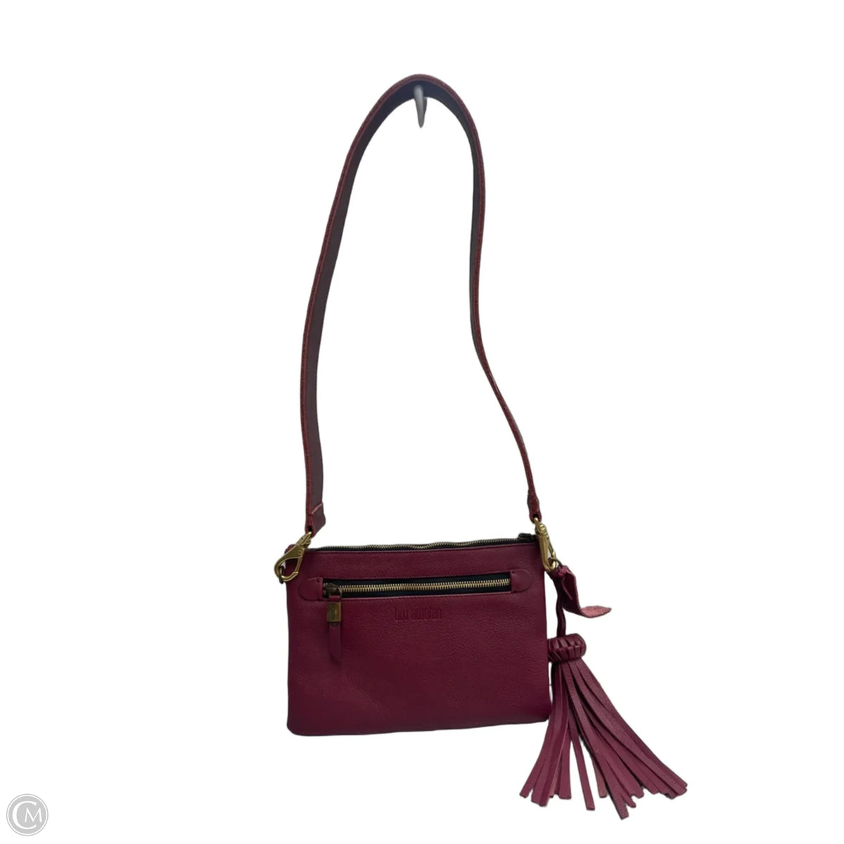 Handbag Leather By Cmc, Size: Medium