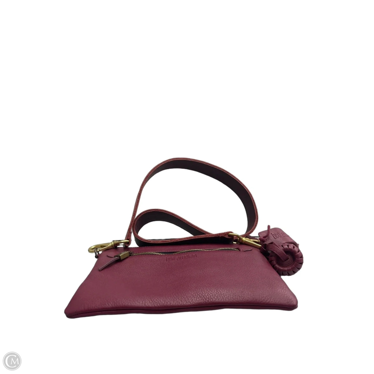 Handbag Leather By Cmc, Size: Medium