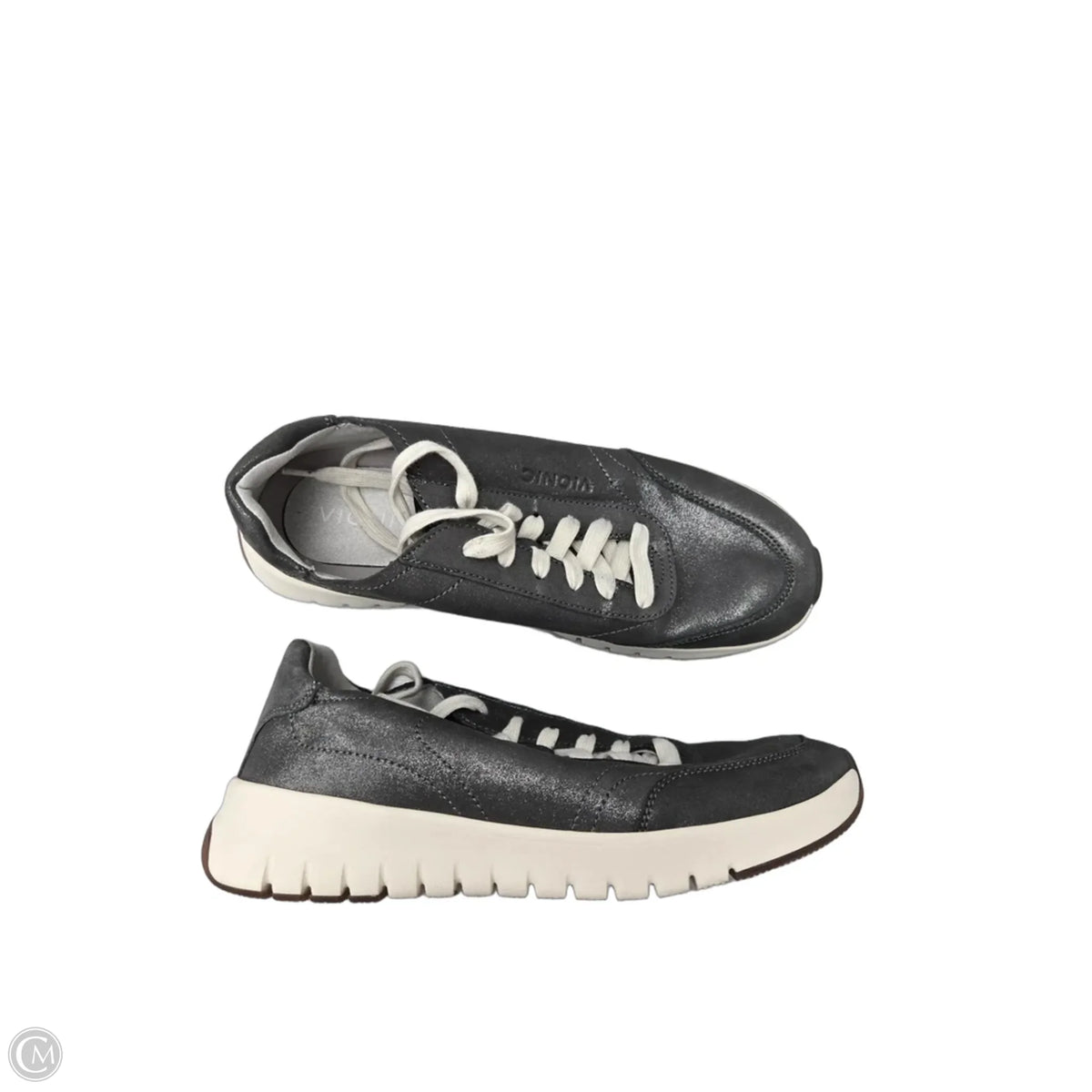 Shoes Sneakers By Vionic In Silver, Size: 9.5