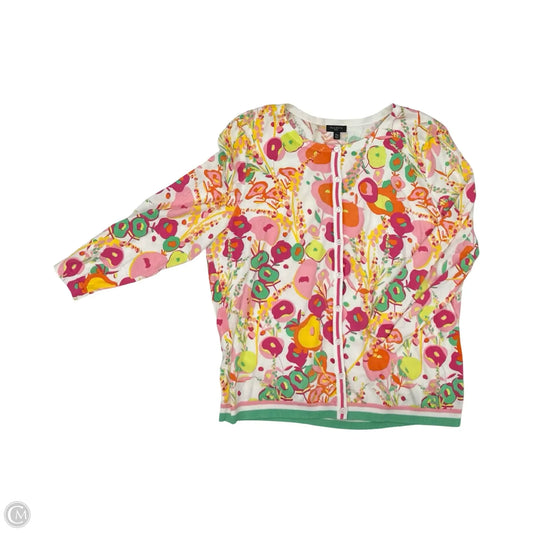 Cardigan By Talbots In Multi-colored, Size: Xlp