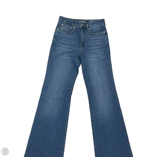Jeans Flared By J. Crew In Blue Denim, Size: 4