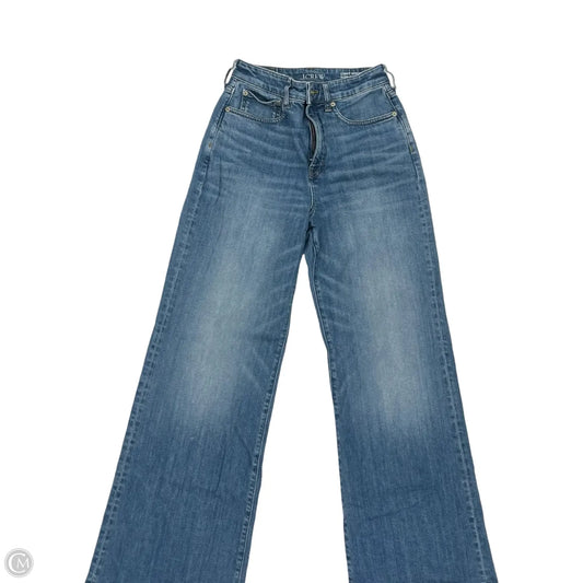 Jeans Wide Leg By J. Crew In Blue Denim, Size: 4