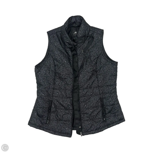 Vest Puffer & Quilted By Maurices In Black & Grey, Size: Xxl
