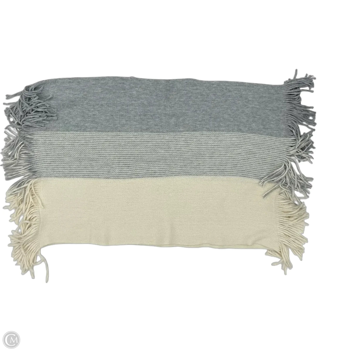 Poncho By J. Jill In Grey & White, Size: Os