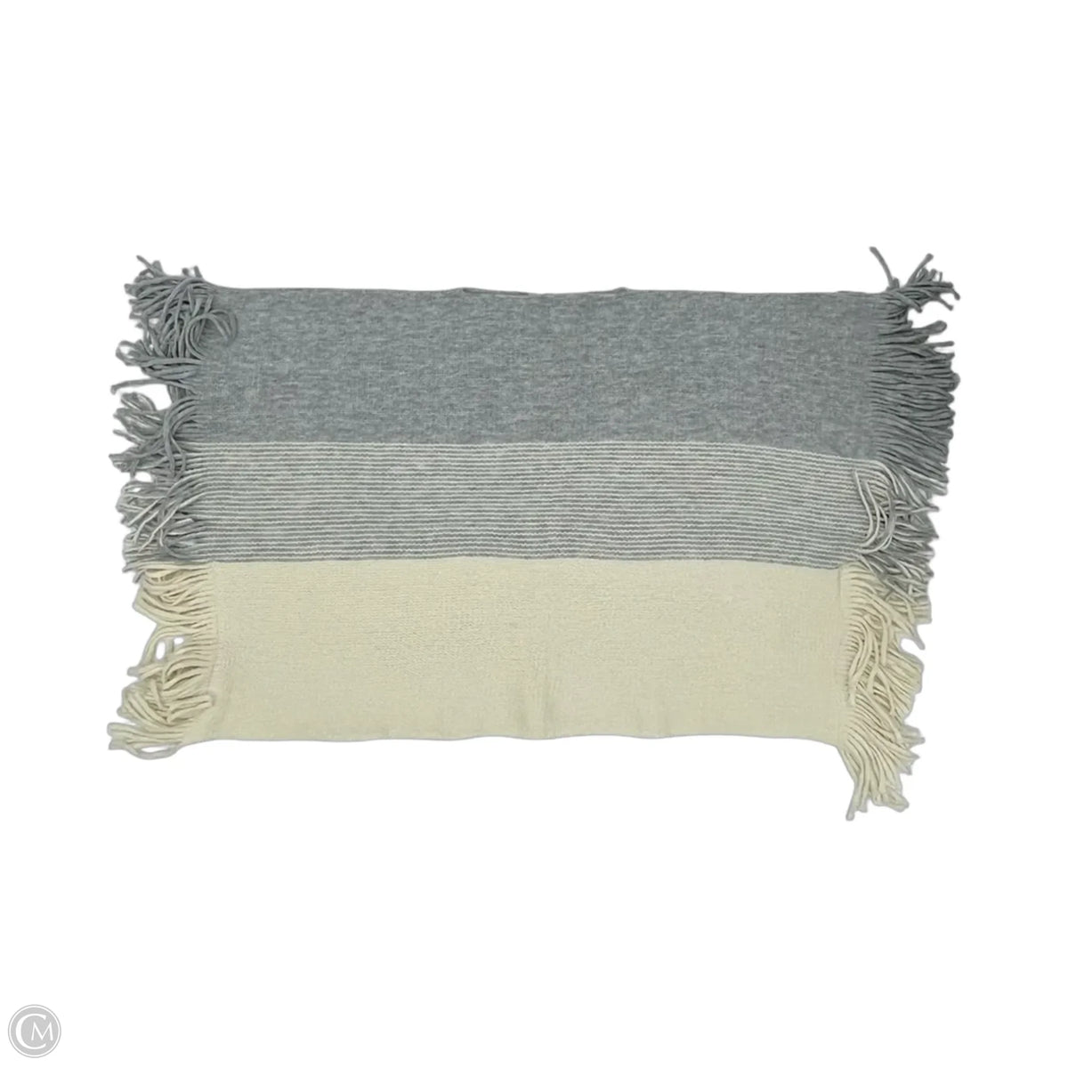 Poncho By J. Jill In Grey & White, Size: Os