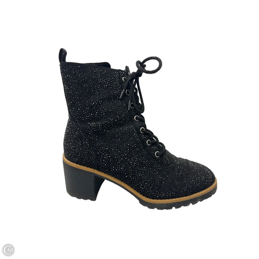 Boots Ankle Heels By Inc In Black, Size: 8
