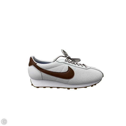 Shoes Sneakers By Nike In Brown & White, Size: 9