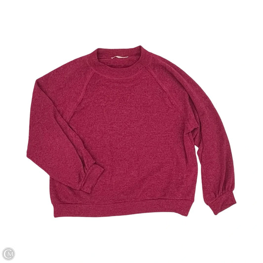 Top Long Sleeve By Lush In Pink, Size: Xl