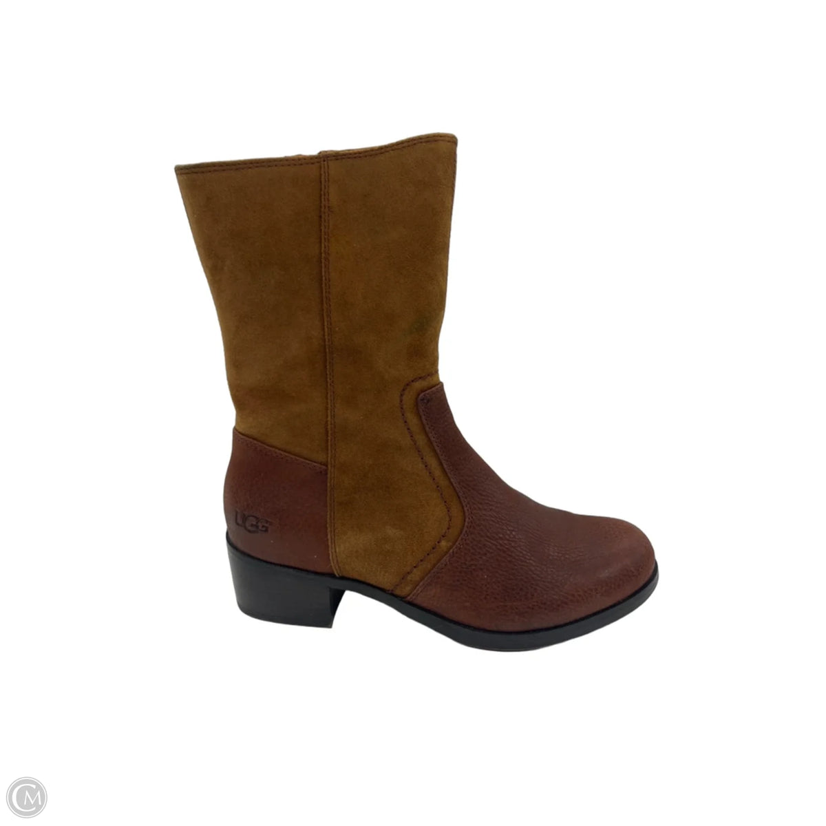 Boots Designer By Ugg In Brown, Size: 8.5