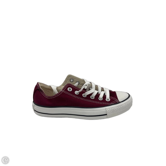 Shoes Sneakers By Converse In Maroon, Size: 7