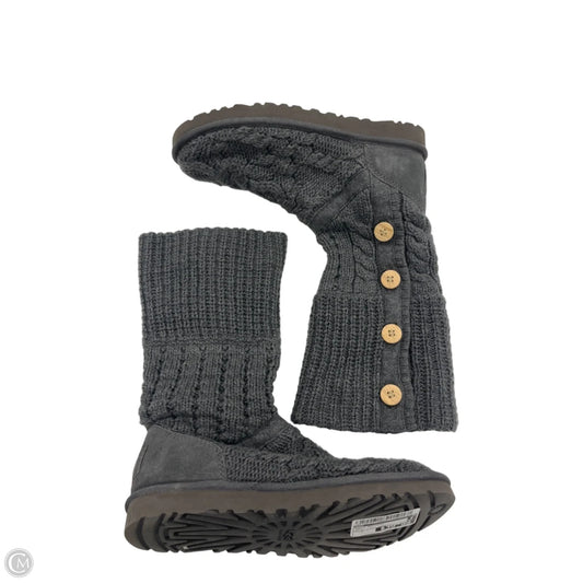 Boots Designer By Ugg In Grey, Size: 8