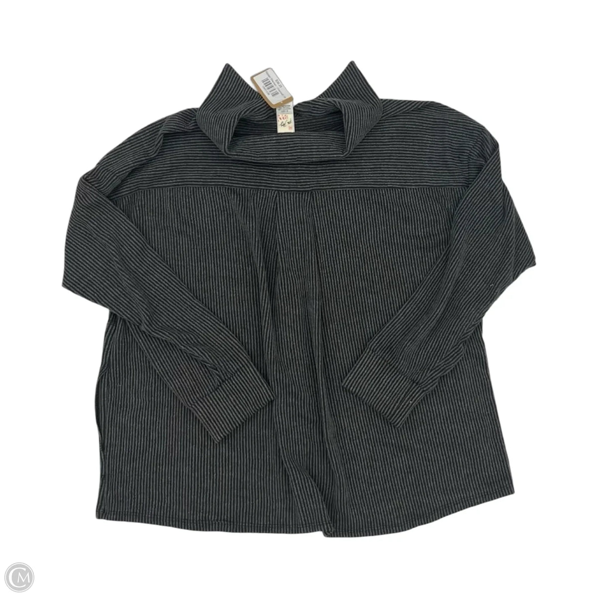 Jacket Shirt By 7th Ray In Grey, Size: M