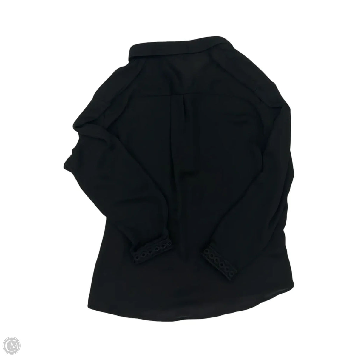 Blouse Long Sleeve By Laundry In Black, Size: M