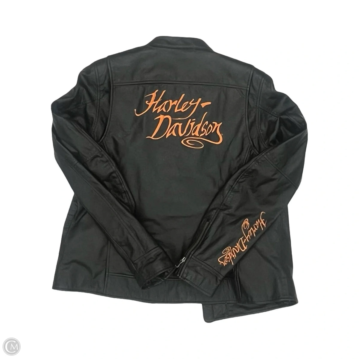 Jacket Leather By Harley Davidson In Black, Size: L