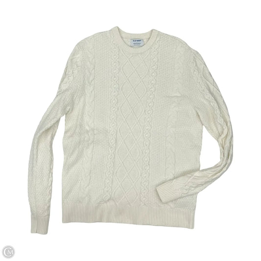 Sweater By Old Navy In White, Size: L