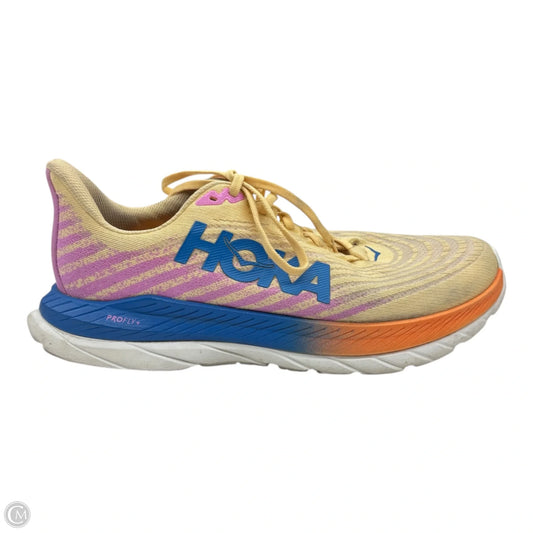 Shoes Athletic By Hoka In Orange, Size: 10
