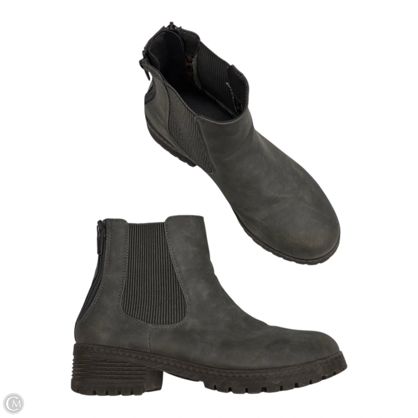 Boots Ankle Flats By Maurices In Grey, Size: 6.5