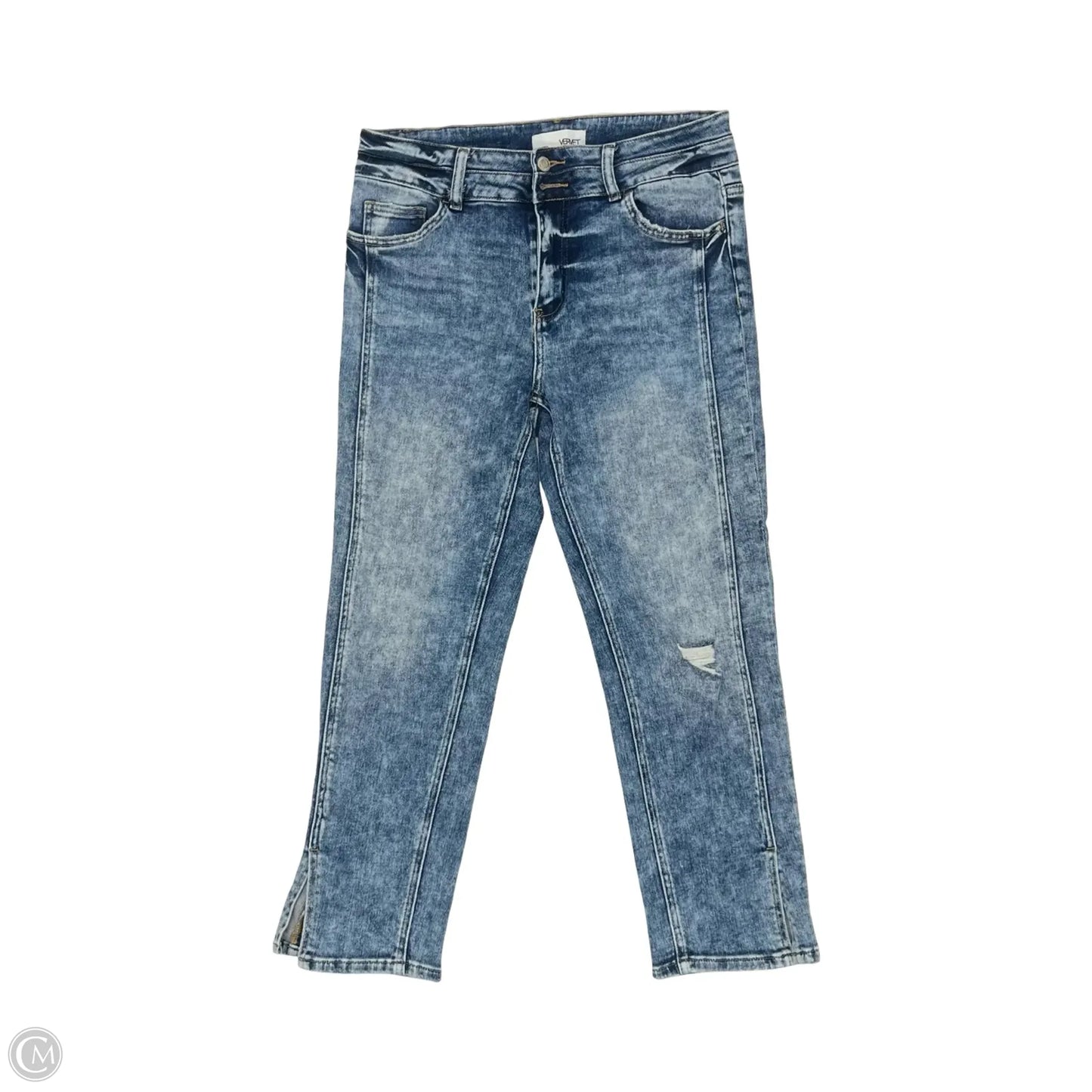 Jeans Skinny By Vervet In Blue Denim, Size: 10