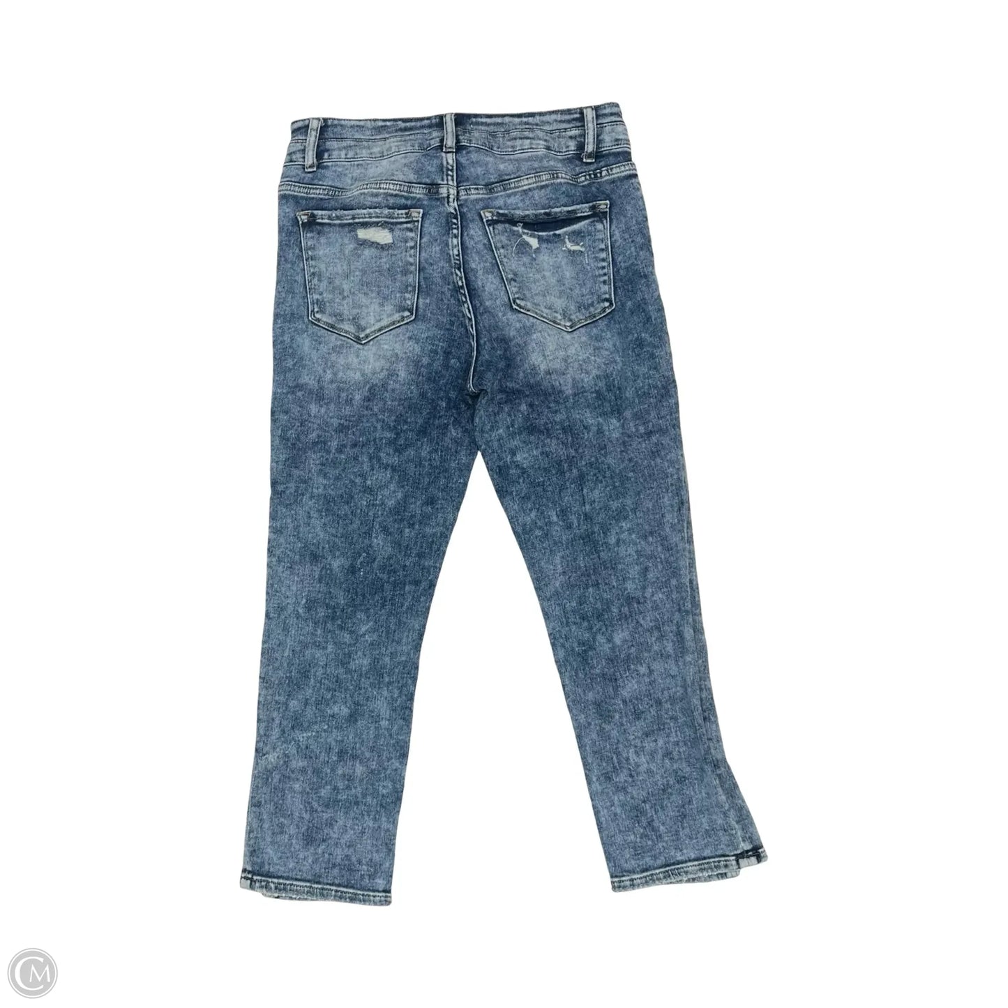 Jeans Skinny By Vervet In Blue Denim, Size: 10