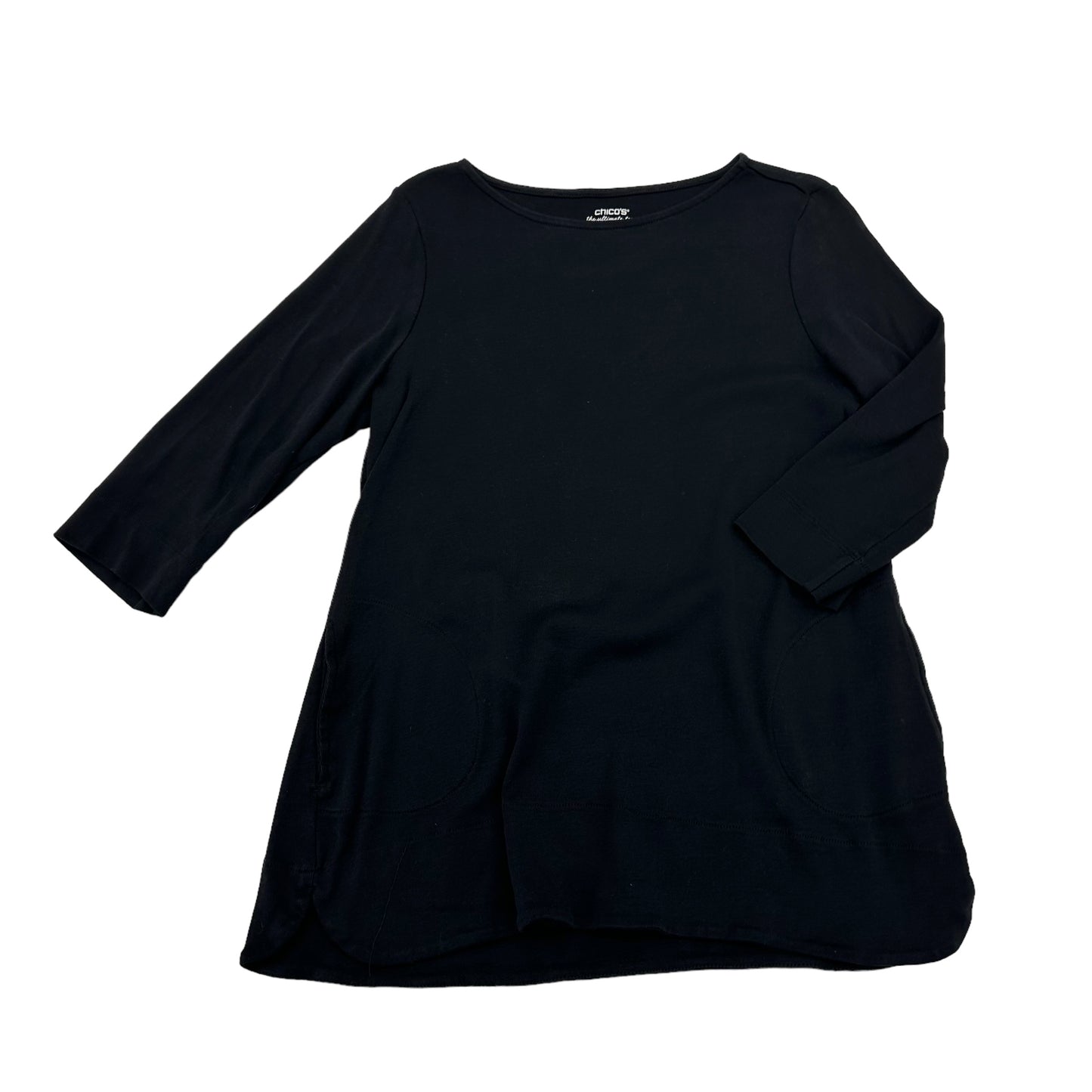 Top 3/4 Sleeve Basic By Chicos  Size: L