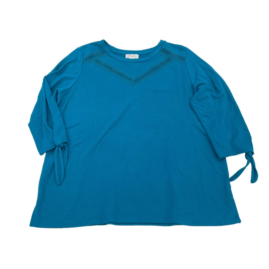 Top 3/4 Sleeve By Liz Claiborne  Size: Xxl