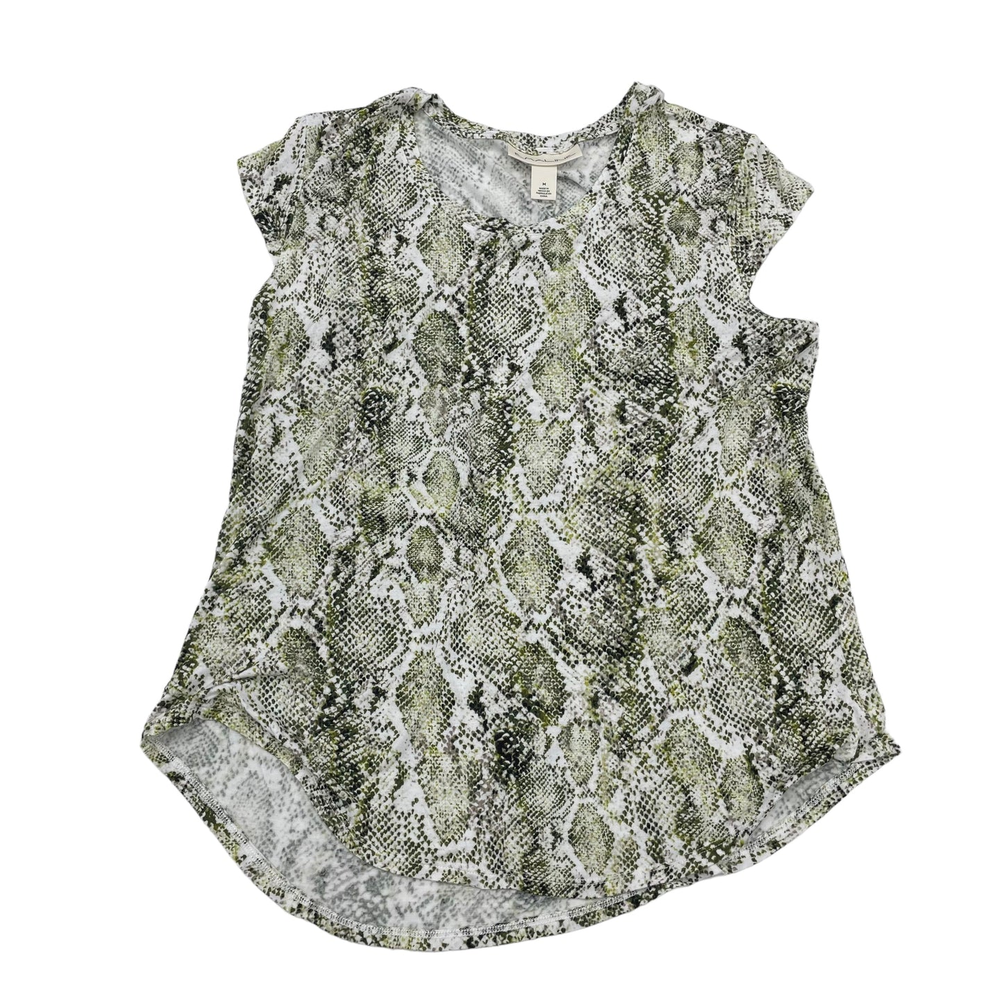 Green Top Short Sleeve Emaline, Size M