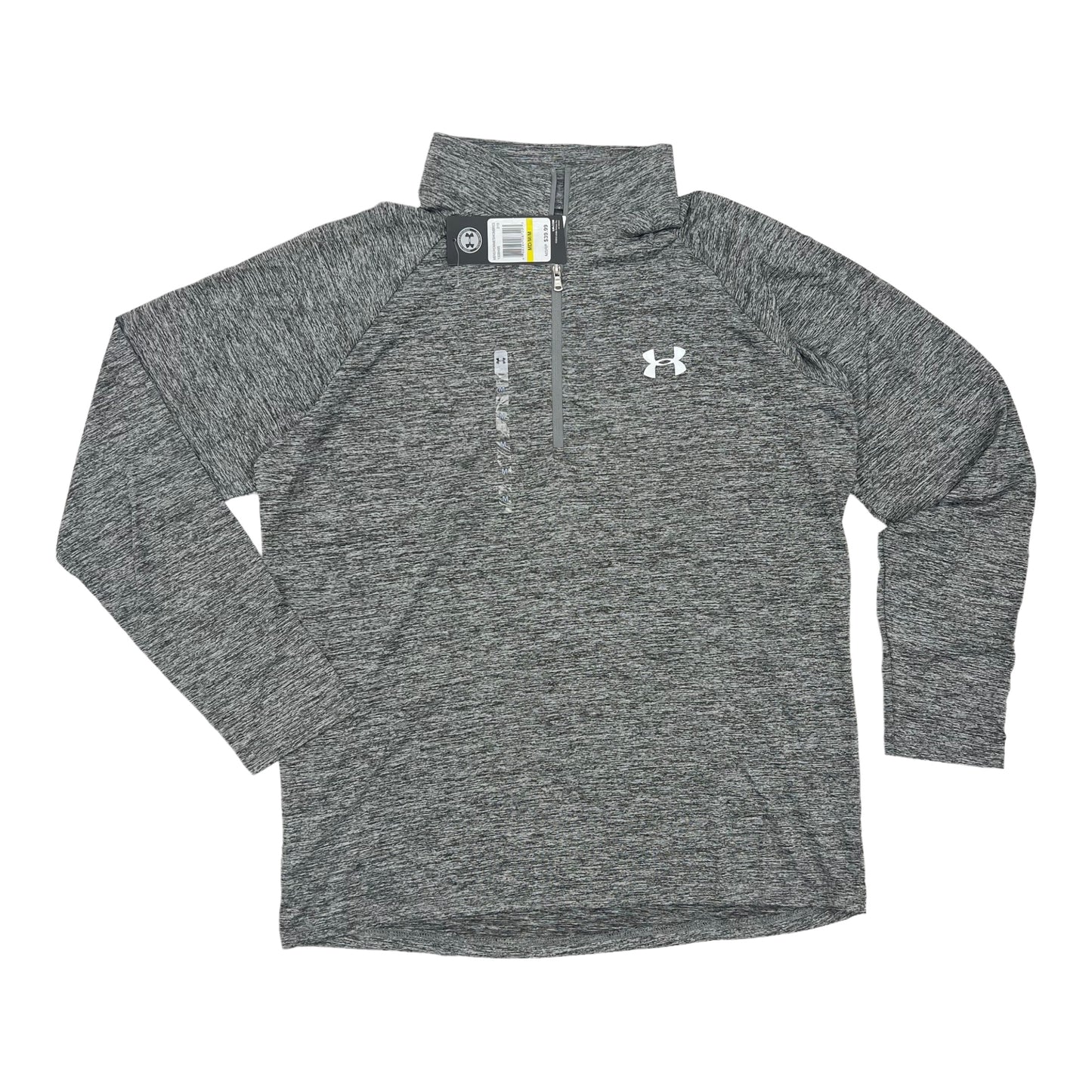 Athletic Top Long Sleeve Collar By Under Armour  Size: M