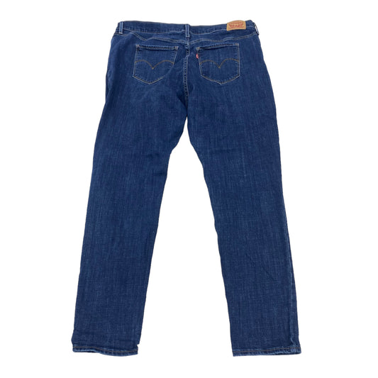 Blue Denim Jeans Skinny Levis, Size 18w