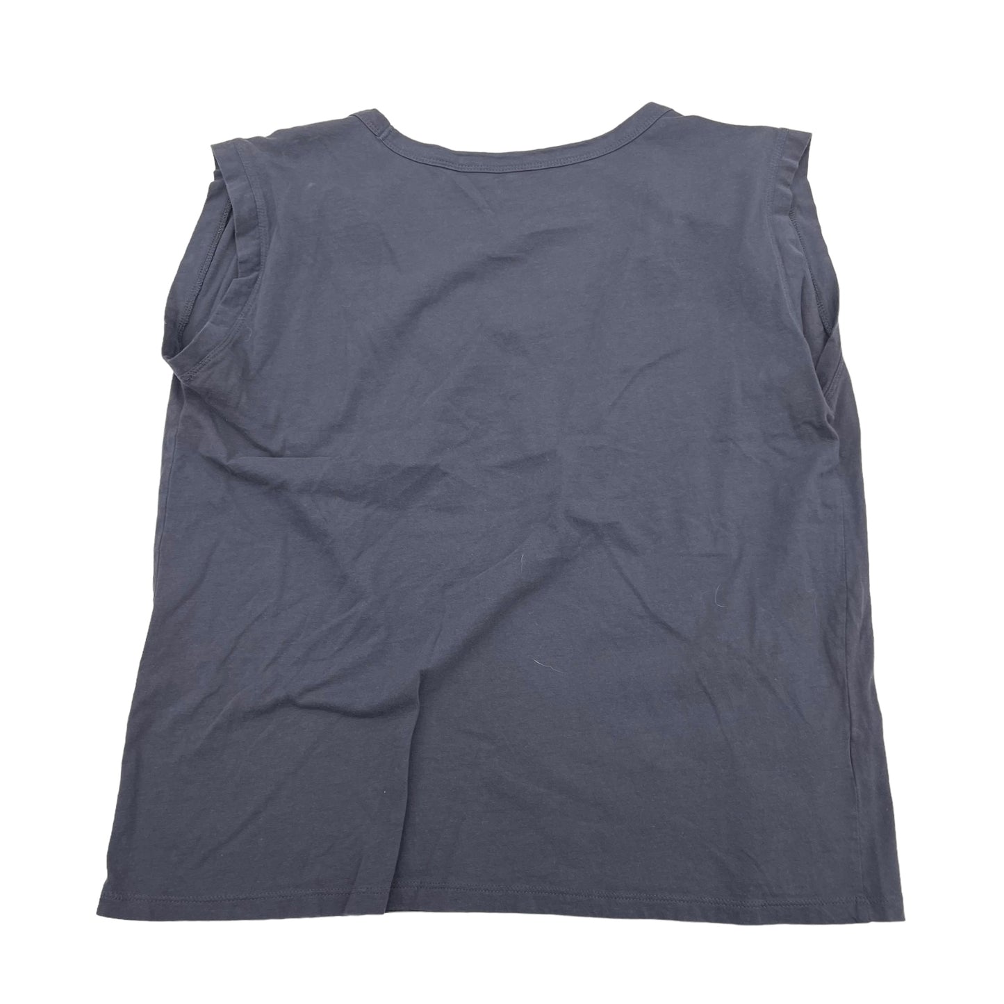 Grey Top Sleeveless Basic Loft, Size M