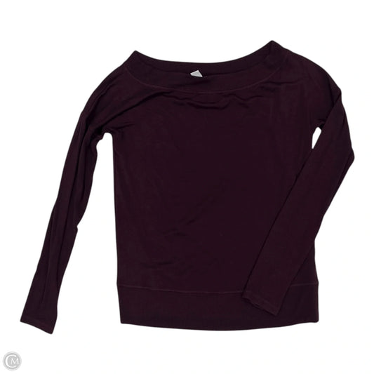 Top Long Sleeve By Athleta In Purple, Size: M
