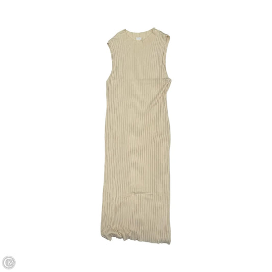 Dress Sweater By Lascana In Cream, Size: 14