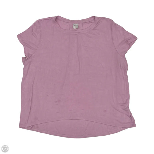 Top Short Sleeve By Athleta In Pink, Size: L