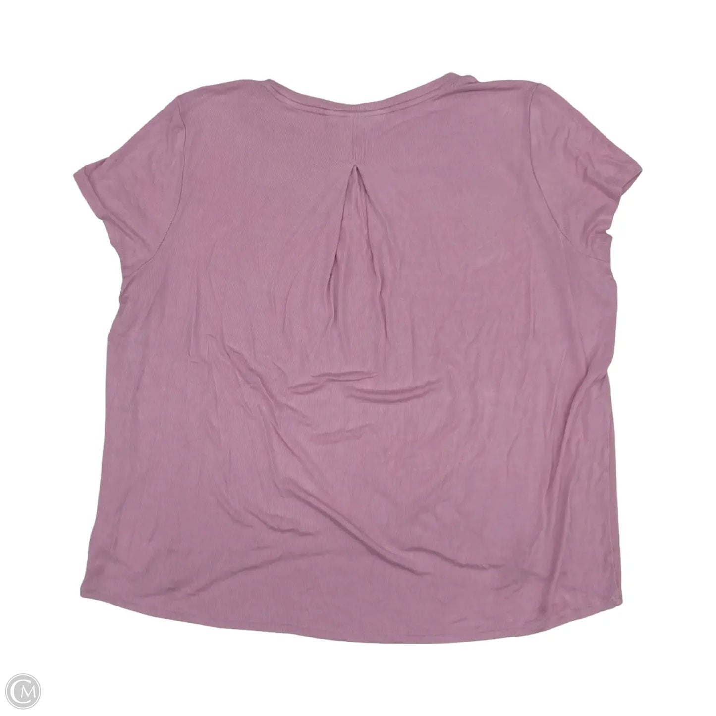 Top Short Sleeve By Athleta In Pink, Size: L