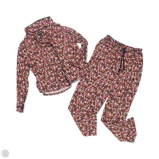 Pajamas 2pc By Clothes Mentor In Floral Print, Size: M