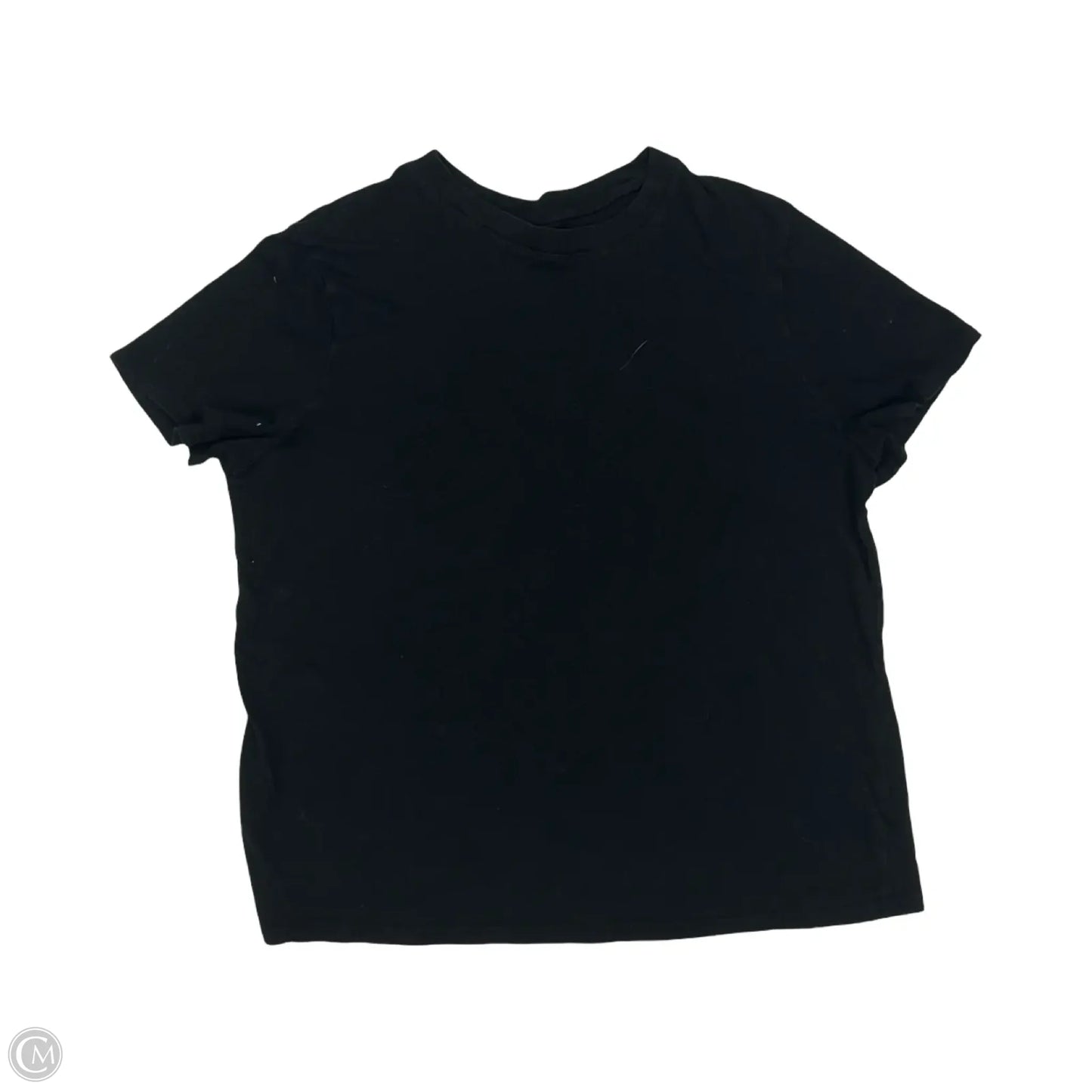 Top Short Sleeve By A New Day In Black, Size: M