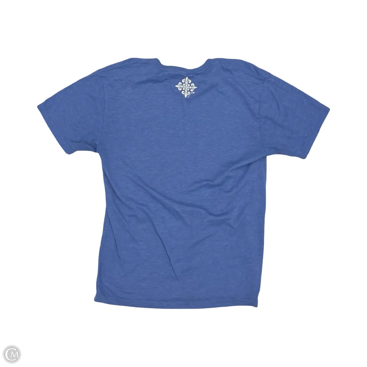 Top Short Sleeve By Cmf In Blue, Size: M