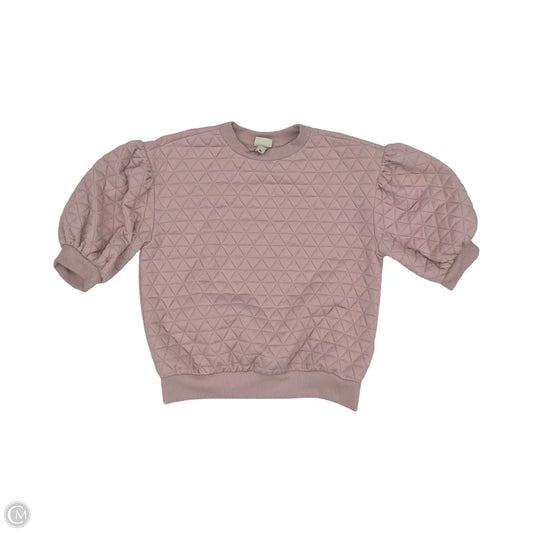 Top Short Sleeve By A New Day In Pink, Size: Xs