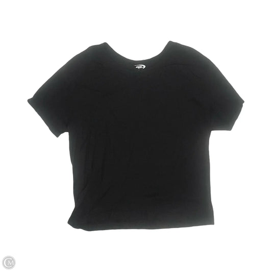 Athletic Top Short Sleeve By Mta Sport In Black, Size: 1x